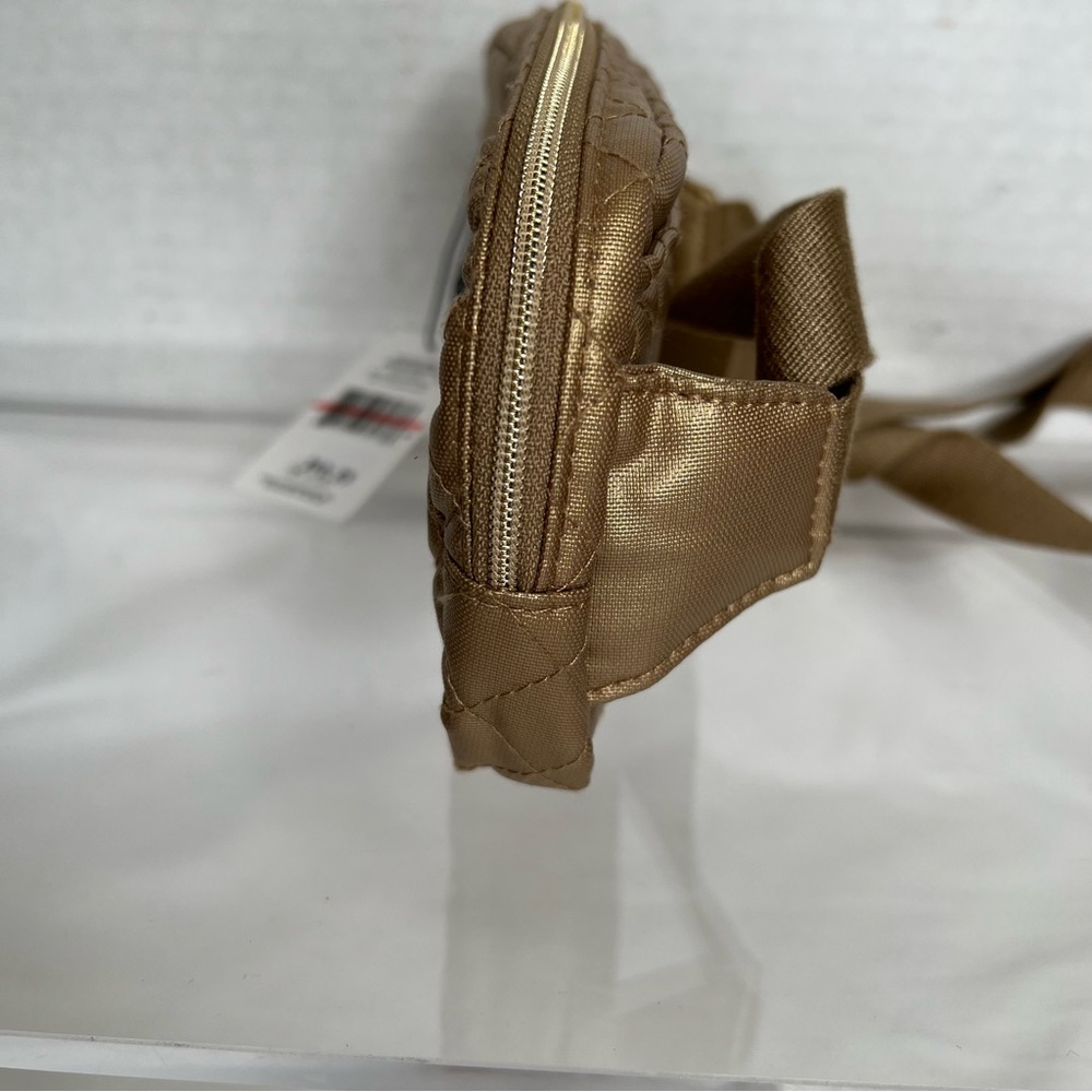 Vera Bradley Mini Belt Bag, Champagne Gold Pearl, NWT - Picture 12 of 12